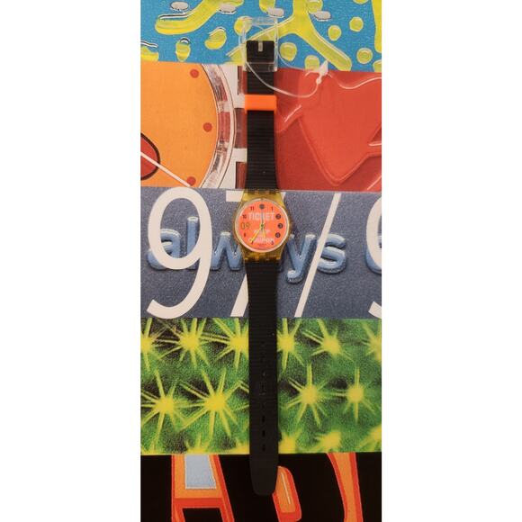 Swatch watch WORLD ORDER LK136 1992 Standard Ladies New Old Stock with battery - Picture 3 of 7